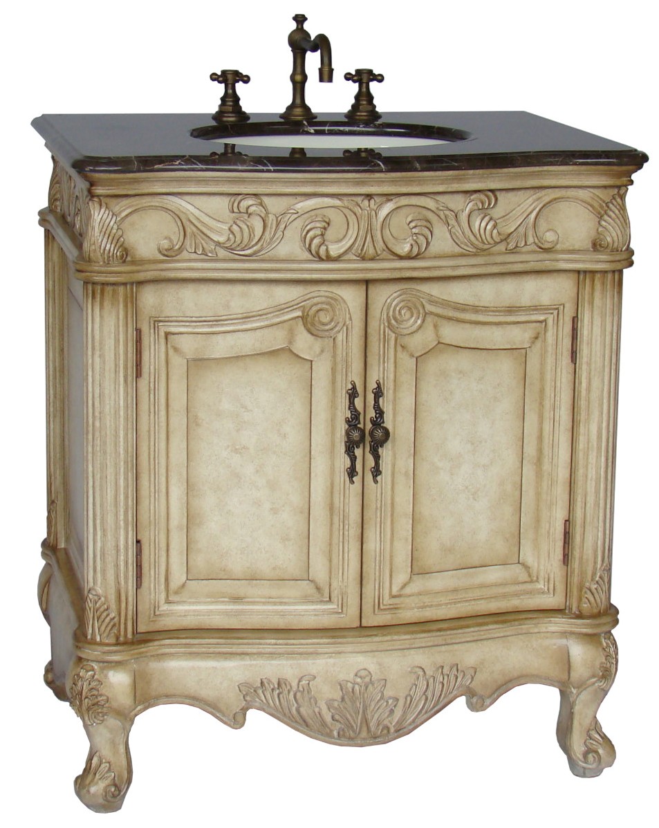 32Inch Mia Vanity Country French Style Vanity French Style Bathroom